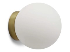 ANTIDARK - Palla C135 LED Plafondlamp Dim-to-Warm Opaal/Messing
