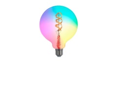 LUUMR - Lichtbron 4W G125 Tuya WLAN RGB CCT E27 Clear