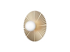 Nuura Aps - Liila Muuse plafondlamp, IP44, goud/opaal, Ø 42 cm Nuura