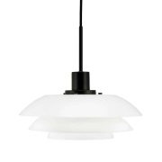 Dyberg Larsen - DL31 Hanglamp Opal/Black DybergLarsen