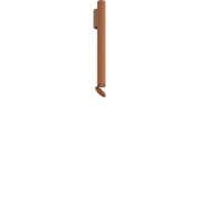 FLOS - Flauta Riga Wandlamp H500 Anodized Copper
