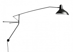 DCW - Mantis Bs2 Zwart Wandlamp Schottlander