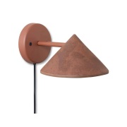 MATER - Terra Wandlamp Coffee Waste Roest Red