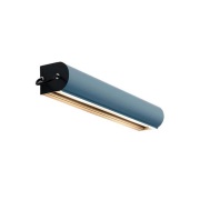 Nemo - Applique Cylindrique Longue Wandlamp Anthracite Grey/Light Blue...