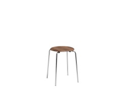 FRITZ HANSEN - Dot™ Stool Walnut Veneer