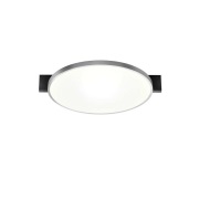 LIGHT-POINT - Inlay Round C2 plafondlamp, zilver/zwart