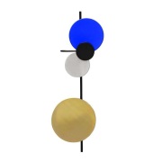 PLEASE WAIT to be SEATED - Planet Wandlamp Electric Blue