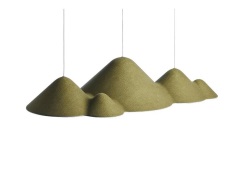 LOOM DESIGN - Panorama Hanglamp Large Green/Black