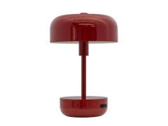Dyberg Larsen - Haipot LED Portable Tafellamp Dark Red DybergLarsen