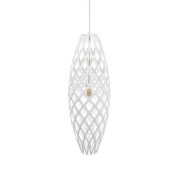 david trubridge - Hinaki Hanglamp H90 Wit 2 Kanten