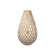 david trubridge - Koura Hanglamp H100 Wit 1 Kant