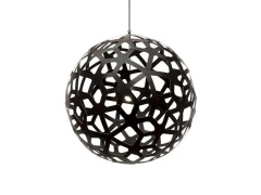 david trubridge -  Hanglamp Ø120 Zwart 2 Kanten