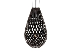 david trubridge - Koura Hanglamp H160 Zwart 2 Kanten