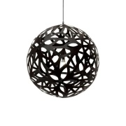 david trubridge - Floral Hanglamp Ø100 Zwart