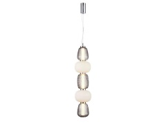 LOOM DESIGN - Pearl 5 Hanglamp Grey/Opal/Chrome
