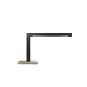 LIGHT-POINT - Inlay T2 Linear Taffellamp Satin Matt Black/Satin Gold