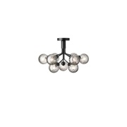 Nuura Aps - Apiales 9 plafondlamp satijnzwart/optisch gerookt Nuura