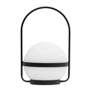 Dyberg Larsen - Summer Solar Portable Tafellamp H36 Dim. Black/White D...