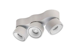 ANTIDARK - Easy Triple W3100 LED plafondlamp, 3-lamps, wit