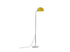 DCW - Mezzaluna Vloerlamp White Marble/Yellow