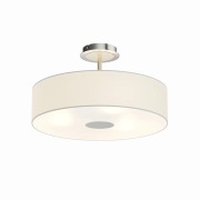 Lindby - Josia Plafondlamp White/Nickel/Chrome
