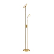 Lindby - Seppa LED vloerlamp Round Matt Brass