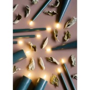 Uyuni Lighting - Kaarsen LED 6,8x30 cm Pine Groen/Smooth