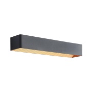 Arcchio - Karam LED wandlamp W53 Zwart/Goud