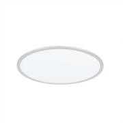 Lindby - Narima LED Plafondlamp 4.000K Ø60 White/Silver