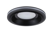Paulmann - Sormus LED inbouwlamp Ø 10 cm IP65 zwart 3-pack