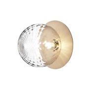 Nuura Aps -  Liila 1 grote wandlamp, IP44, warmwit, goud/helder Nuura