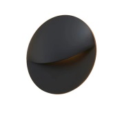 LOOM DESIGN - Smiley wandlamp IP65 matzwart