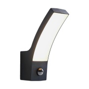 Lindby - Ilvita LED Buiten Wandlamp w/Sensor Anthracite