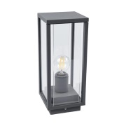 Lucande - Annalea Buiten Tuinlamp H35 Dark Grey/Clear