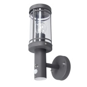 Lindby - Djori Buiten Wandlamp w/Sensor Dark Grey