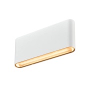 SLV - Oval 18 LED Buiten Wandlamp IP65 White