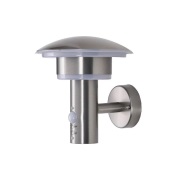 Lindby - Lillie buitenwandlamp met sensor Steel