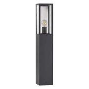 Lindby - Peldar Tuinlamp H80 Dark Grey/Clear