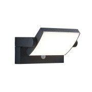 Lindby - Sherin buitenwandlamp met sensor Dark Grey