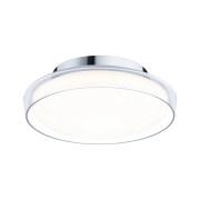 Paulmann - Luena LED plafondlamp, IP44, chroom, Ø 25 cm