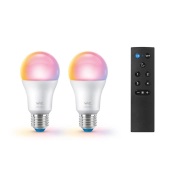WiZ - Lichtbronnen Smart Color 8,5W 806lm 2200-6500K RGB 2-pack E27 & ...
