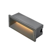 Lucande - Jaano LED Buiten Ingebouwd Wandlamp Antracite