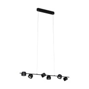 Paulmann - Puric Pane 6 Hanglamp 3-step Zwart