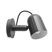 HAY - Noc Wall Button wandlamp donkergrijs