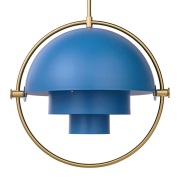 GUBI - Multi-Lite Hanglamp Ø36 Geelkoper/Blauw