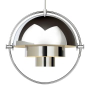 GUBI - Multi-Lite Hanglamp Ø36 Chroom/Chroom