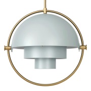 GUBI - Multi-Lite Hanglamp Ø36 Geelkoper/Sea Gray
