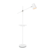 Markslöjd - Linear Vloerlamp USB Wit