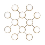 Nuura Aps - Liila 12 Wandlamp/Plafondlamp Nordic Gold/Opal White Nuura