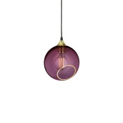 DESIGN BY US - Ballroom hanglamp, paars, Ø 20 cm, glas